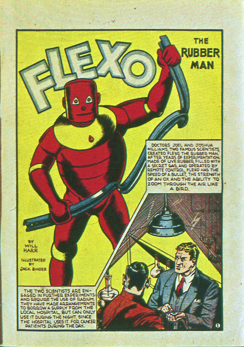 Flexo the Rubber Man Timely Comics 1940
