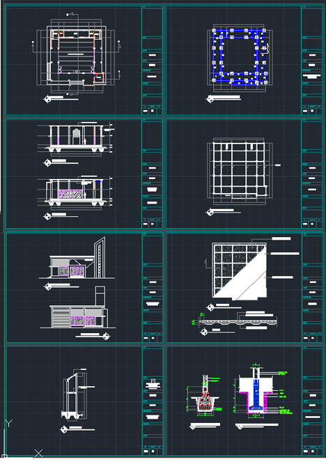 Contoh Autocad Masjid Minimalis 15x15m Arsitek Sipil 