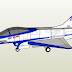 1/50 ROCKWELL-MBB X-31 VECTOR PAPER MODEL