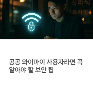 공공 와이파이 사용자라면 꼭 알아야 할 보안 팁
