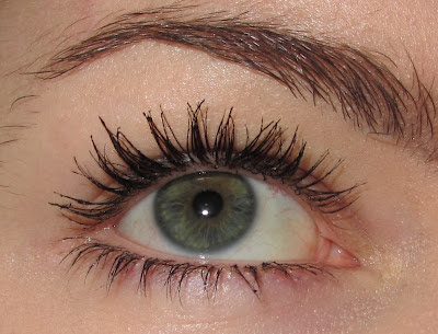 First coat of mascara