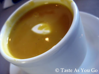 Butternut Squash Soup at the Tap Room at the Historic Hotel Bethlehem in Bethlehem, PA - Photo by Michelle Judd of Taste As You Go