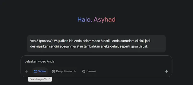 Gemini, Cara Akses Gemini Google Veo 3 Bahasa Indonesia Gratis 15 Bulan