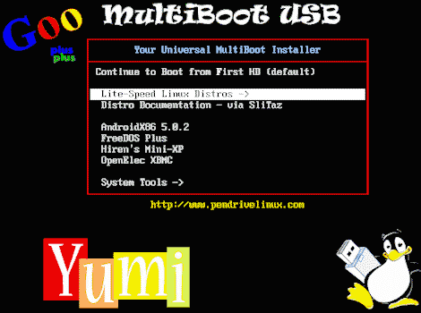 Sofweare Terbaru YUMI Multiboot untuk PC