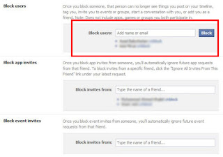 How to block someone on facebook