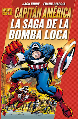 Portada del Capitán América-Saga de la Bomba Loca-Panini