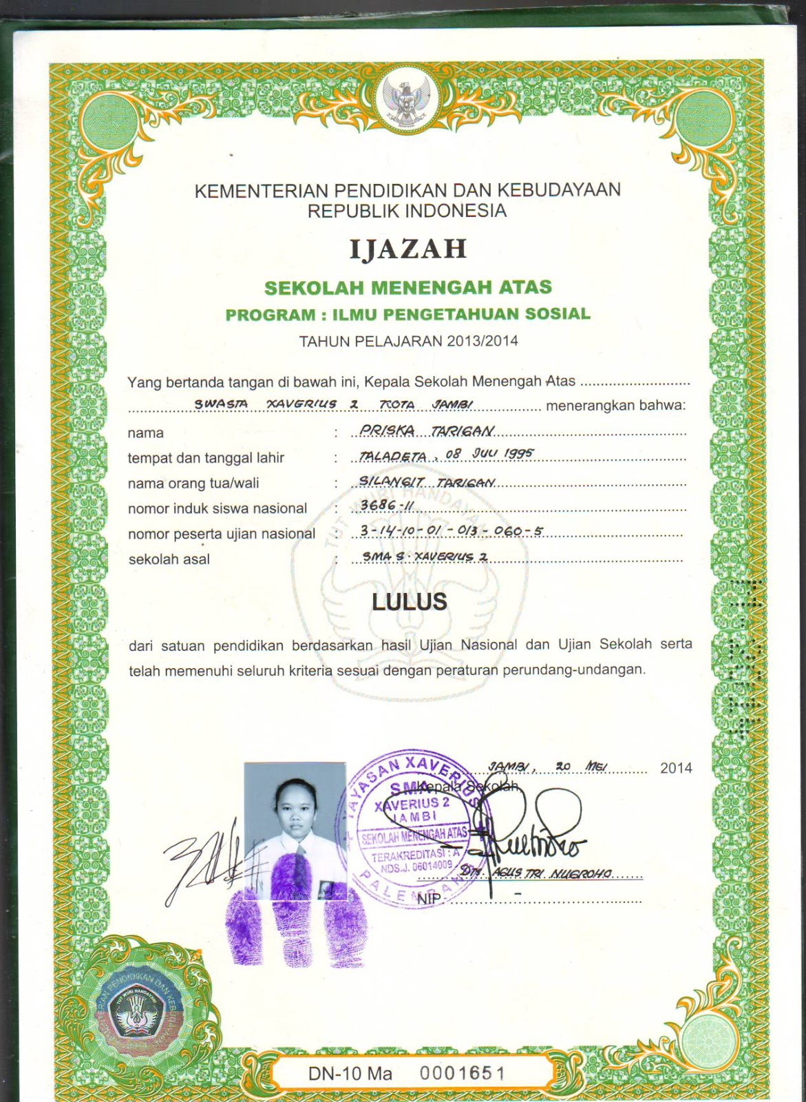 Surat Permohonan Kerja Lepasan Ijazah - Rasmi O