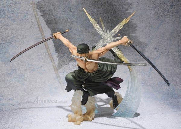 FIGURA RORONOA ZORO Battle Ver. Rengoku Onigiri Figuarts ZERO ONE PIECE