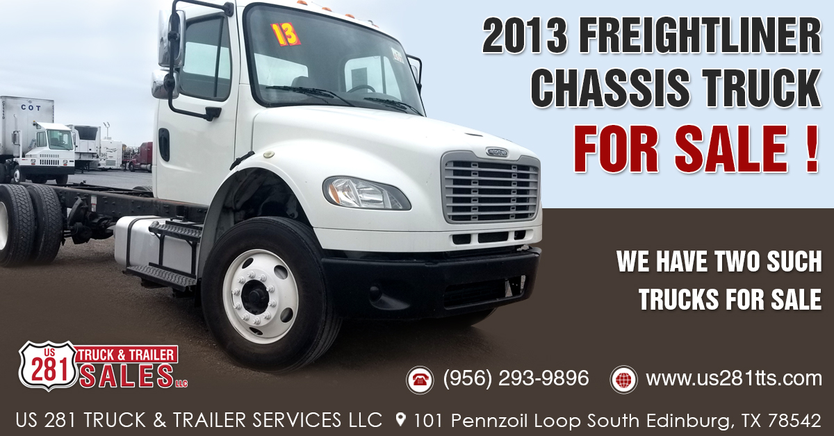 2013 Freightliner M2 Chassis Truck For Sale!