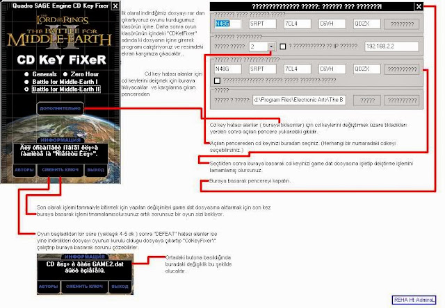 Bfme 2 cd key fixer resimli anlatım