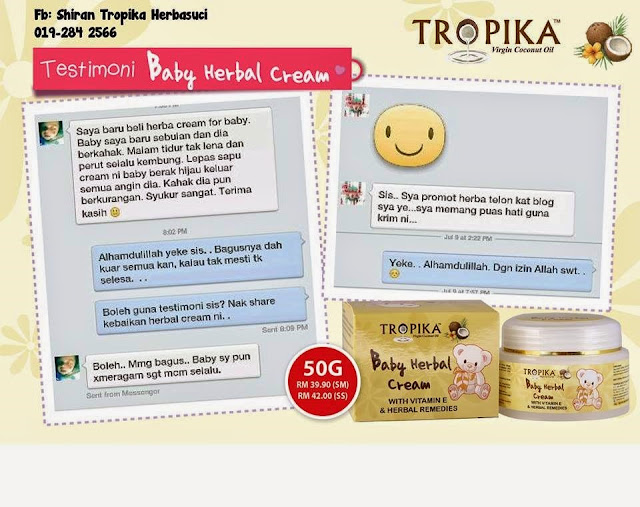 Baby Herbal Cream Tropika Beauty Murah