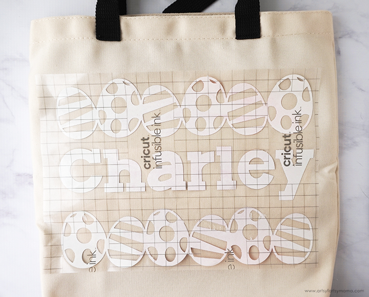Infusible Ink Personalized Easter Tote Bag
