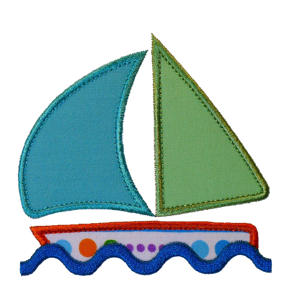 Big Dreams Embroidery: SIMPLE SAIL BOAT Machine Embroidery ...
