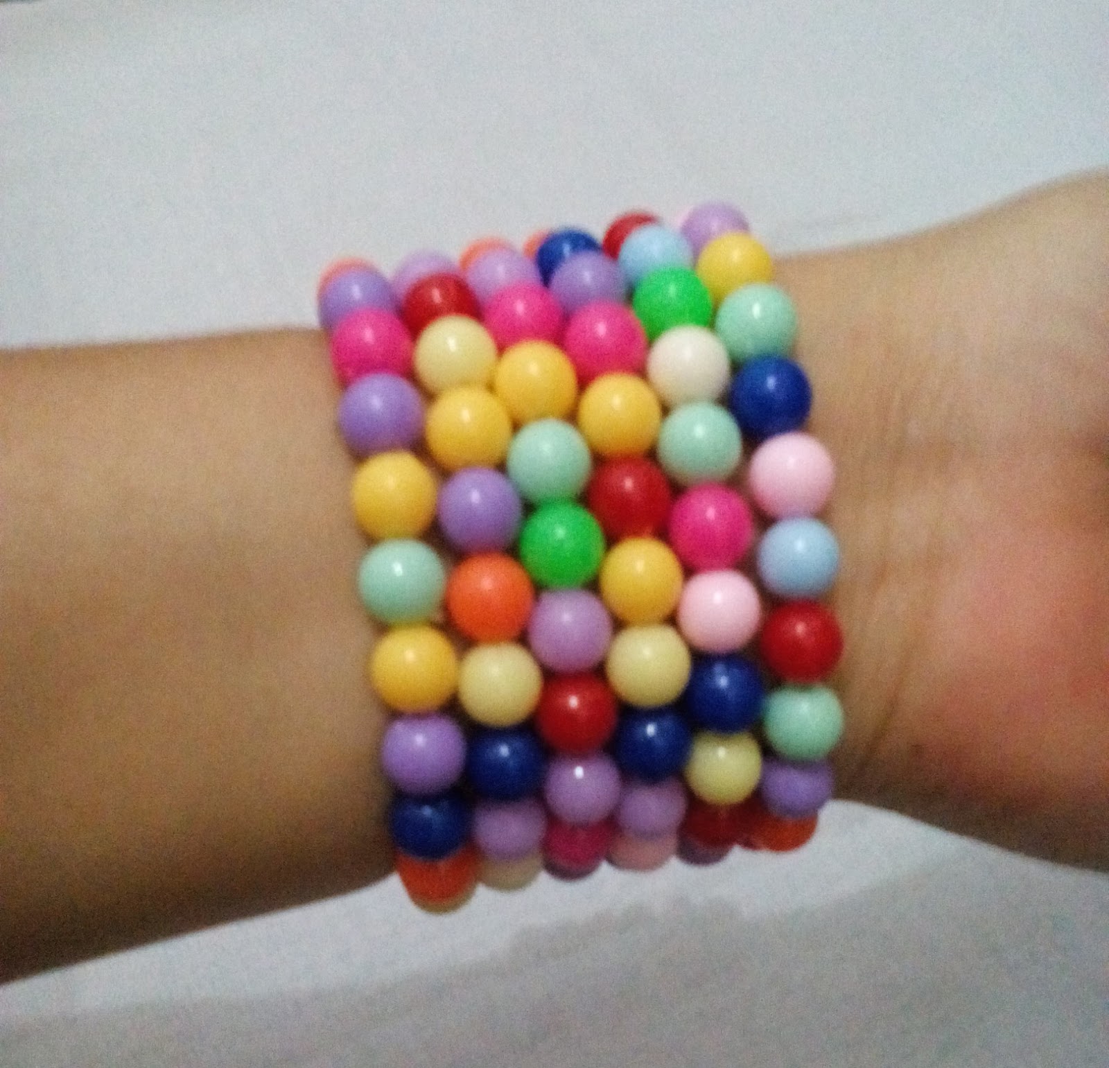  CARA MEMBUAT GELANG DARI MANIK MANIK 