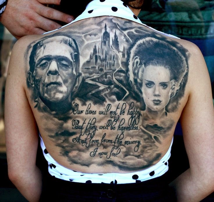Horror Movies Tattoo Designs, Designs of Horror Tattoo for Women, Men with Horror Tattoo, Scary Horror Movie Tattoo, Halloween Styled Horror Design Tattoo, Christmas Tattoos, 