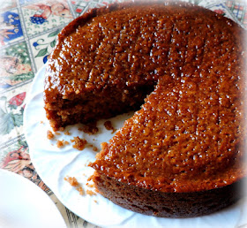 Lemon Gingerbread Drizzle Cake