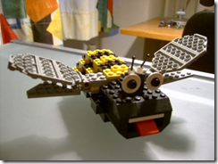 Lego Bee by Oscar Verbeek