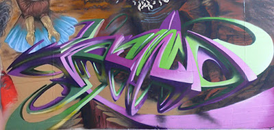 graffiti art, graffiti alphabet, 3D graffiti