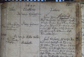 Handel's baptismal registration