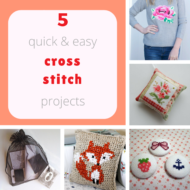 5 quick and easy cross-stitch projects