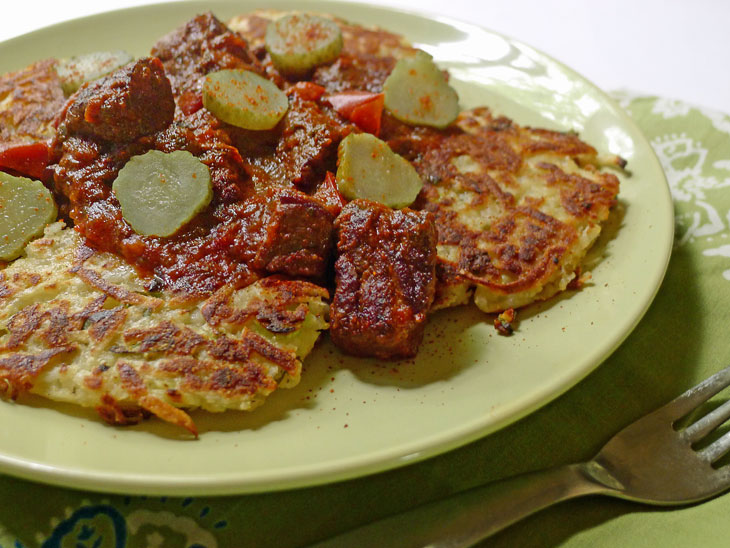 make how Pancakes Goulash yellow Cooking  Potato Weekends: to with pancakes