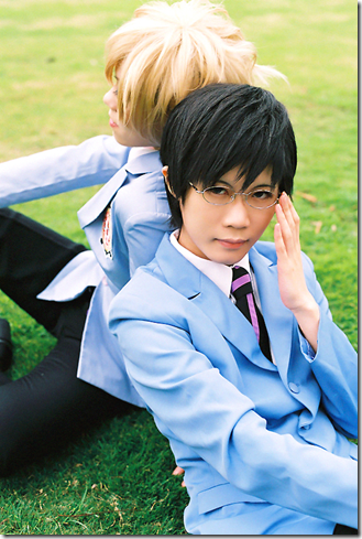 ouran high school host club cosplay - suou tamaki and ootori kyouya 02 by dees of deviantart