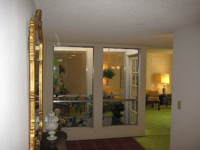 Site Blogspot  Lime Green Living Room on View Of The Atrium From The Living Room  The Retro Shag Lime Green