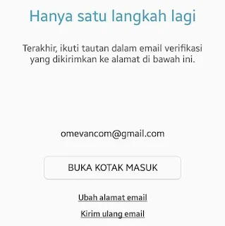 Verifikasi akun samsung