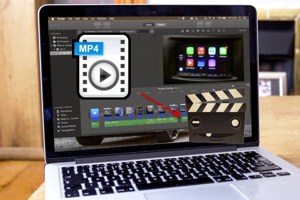 import MP4 into iMovie on Mac