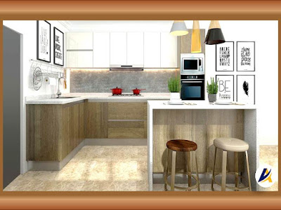 14x12 U-Shaped Kitchen Design