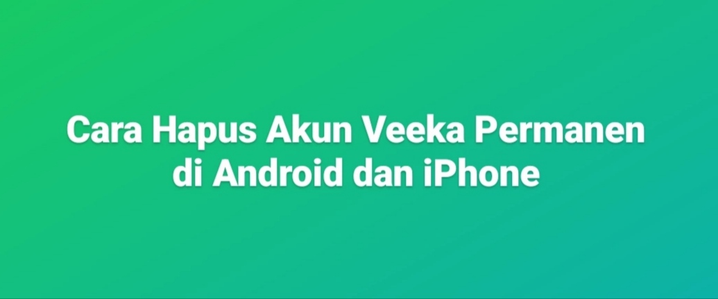 cara hapus akun veeka permanen