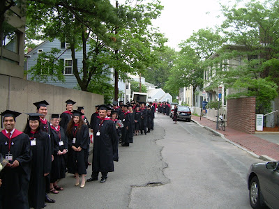 Harvard Extension School Commencement preparations