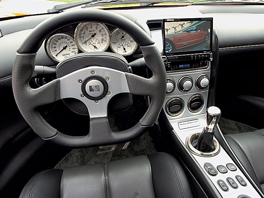 Saleen S7 Twin Turbo Interior Wheel Drive View