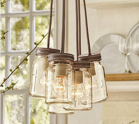 Jar Chandelier