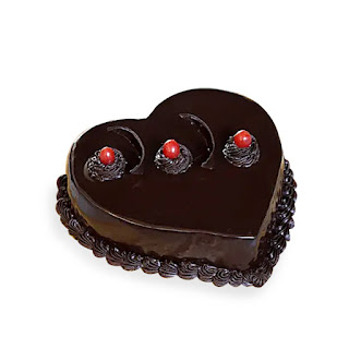 Heart Shape Chocolate Cake