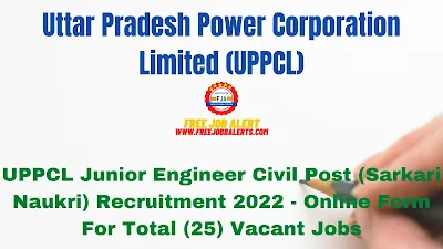 UPPCL Junior Engineer Civil