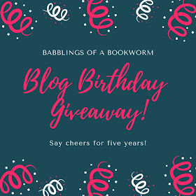 Babblings of a Bookworm Blog Birthday Giveaway