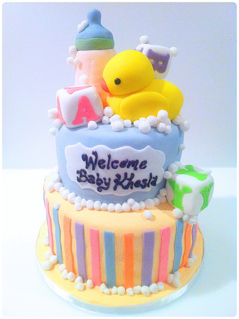 Cherie Kelly's Welcome Baby Boy Cake