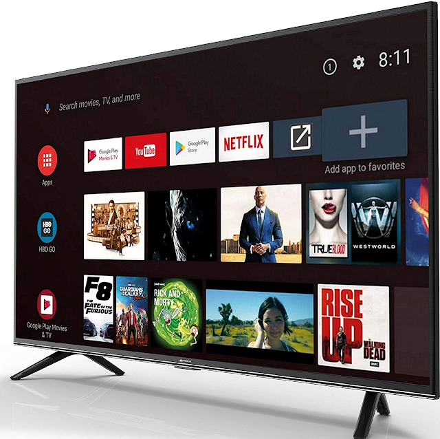 Micromax 81 cm 32 inch HD Ready Certified Android Smart LED TV 32TA6445HD Black