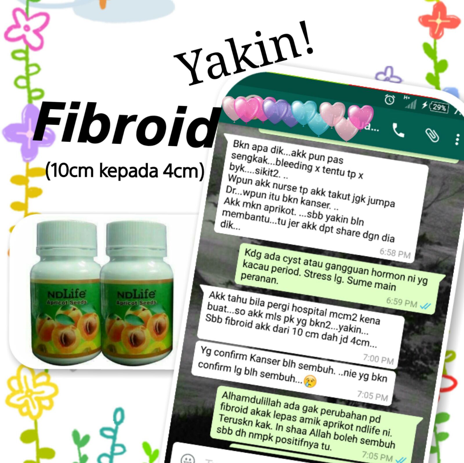 Herba & Kesihatan: Testimoni Pesakit Fibroid/Cyst