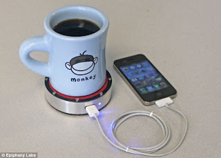 Charge iPhone using A Hot Cup of Coffee (or a cold can of beer)