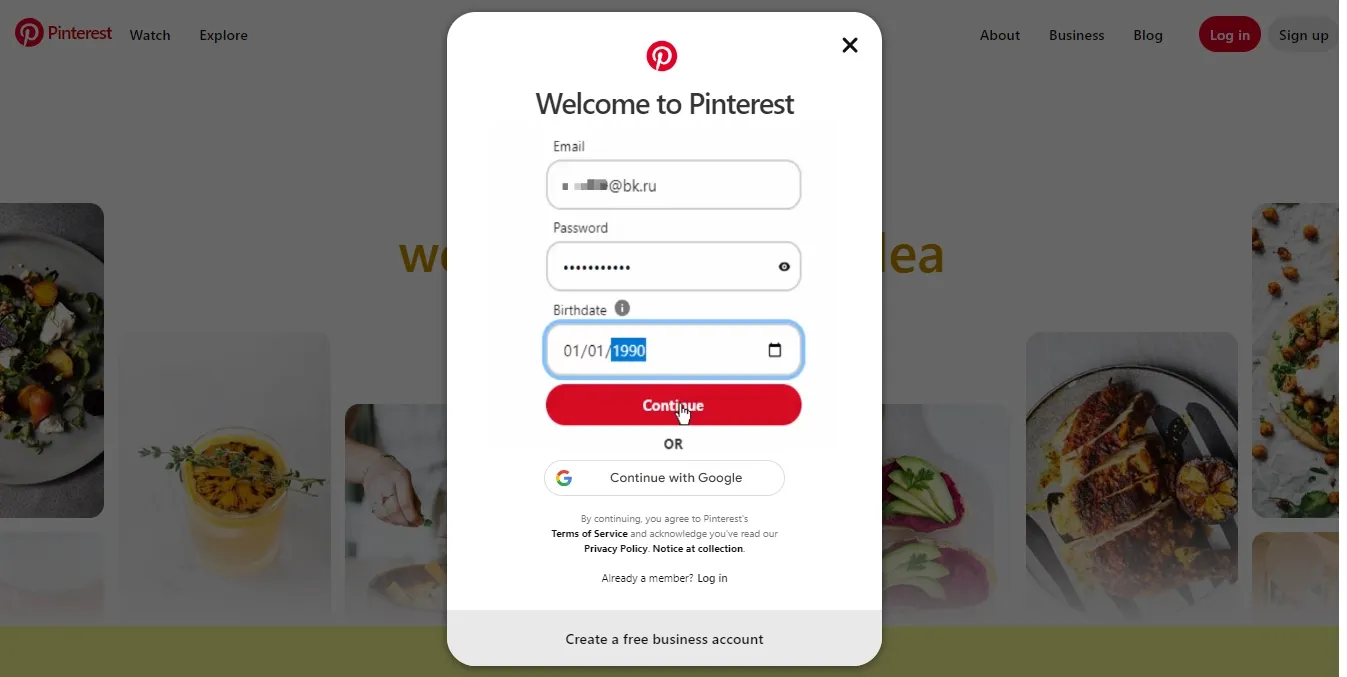 كيفية إنشاء حساب Pinterest في 4 خطوات سهلة