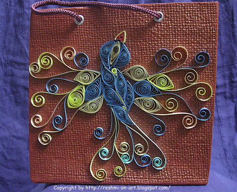 Quilling-Bird-Paper-Bag