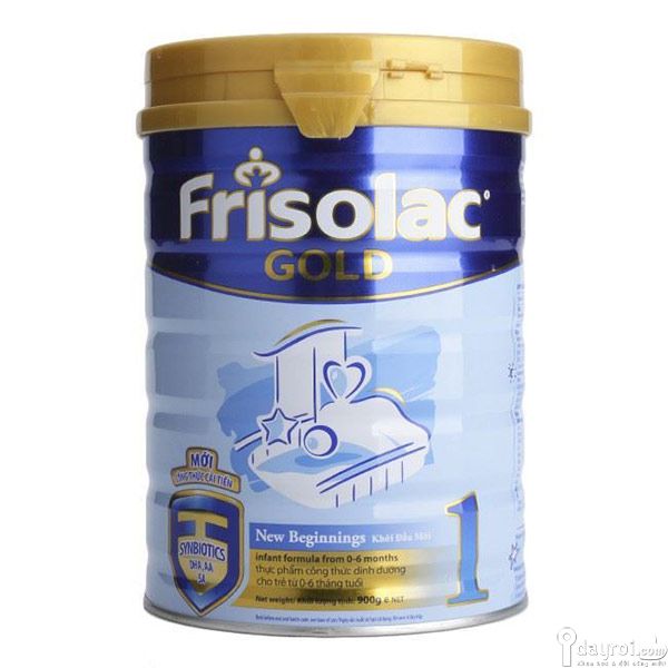 Sữa Frisolac Gold 1 của hãng Dutch Lady thích hợp cho hệ tiêu hóa còn non yếu của bé