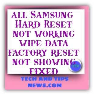 How to Fix Android Wipe Data Factory Reset Not showing while hard reset?