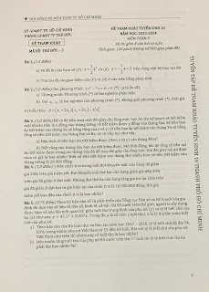 Tuyển tập đề thi tham khảo tuyển sinh vào 10 toán tp HCM 2023 2024 mới nhất