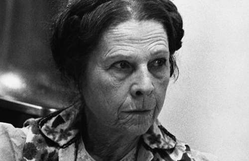  but the papery voice of Ruth Gordon telling about her Broadway debut 