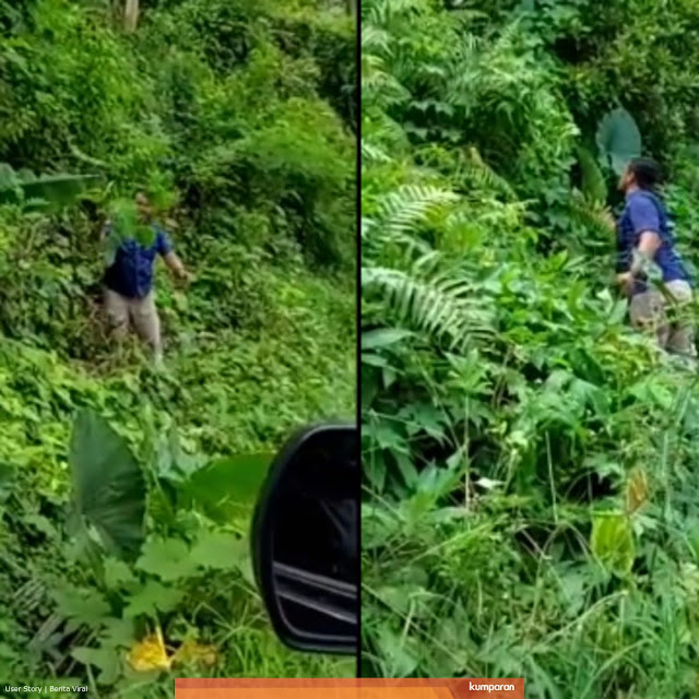 Viral Lagi !!! Seorang Anggota BNN Nekat Memasukin Hutan Bukan Mencari Ganja Tetapi Incaran Nya Ini
