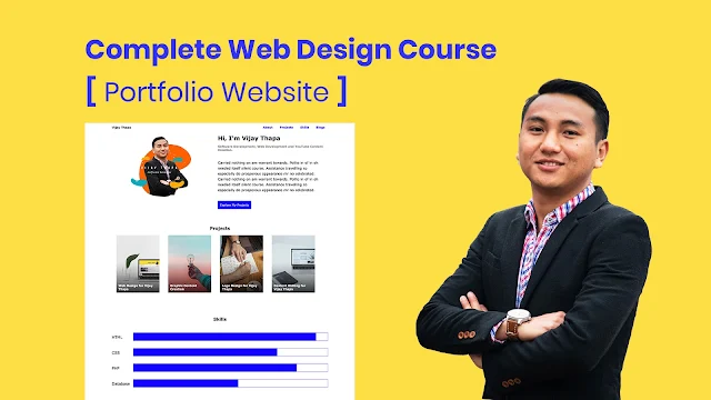 How to Create Portfolio Website with HTML and CSS?