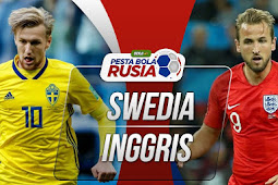 Prediksi Swedia vs Inggris 7 Juli 2018